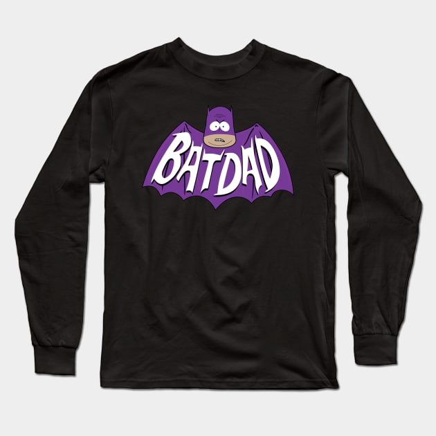 Batdad Long Sleeve T-Shirt by huckblade